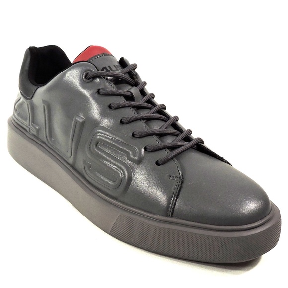 CESARE PACIOTTI 🇮🇹 MENS GREY SOFT LEATHER COMFORT SNEAKERS - Picture 3 of 9